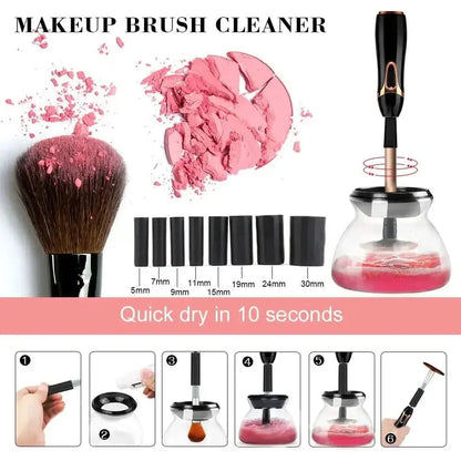 Quick Makeup Brush Washing Tool