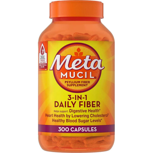 Natural Psyllium Fiber Capsules for Digestive Health - Mycosmeticslondon