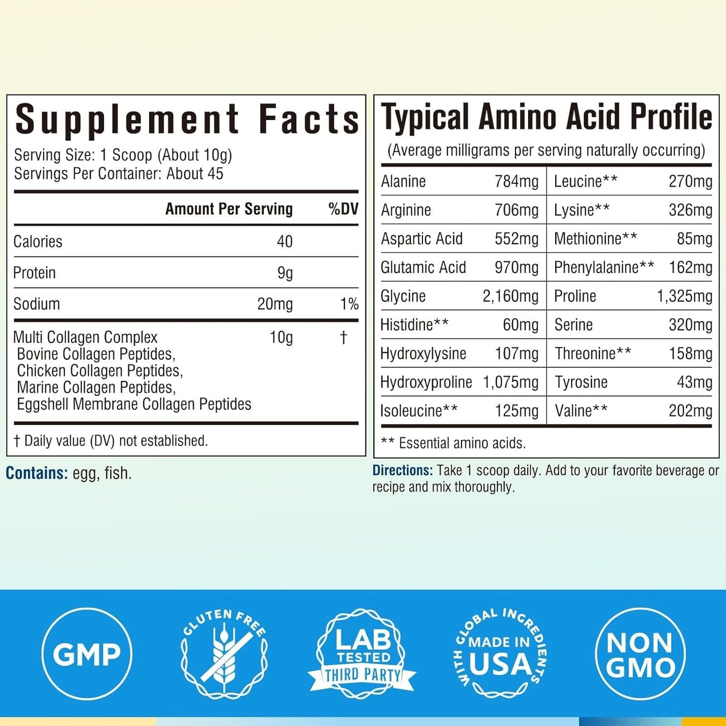 Premium Collagen Powder 454g - Skin Hair Joint Supplement