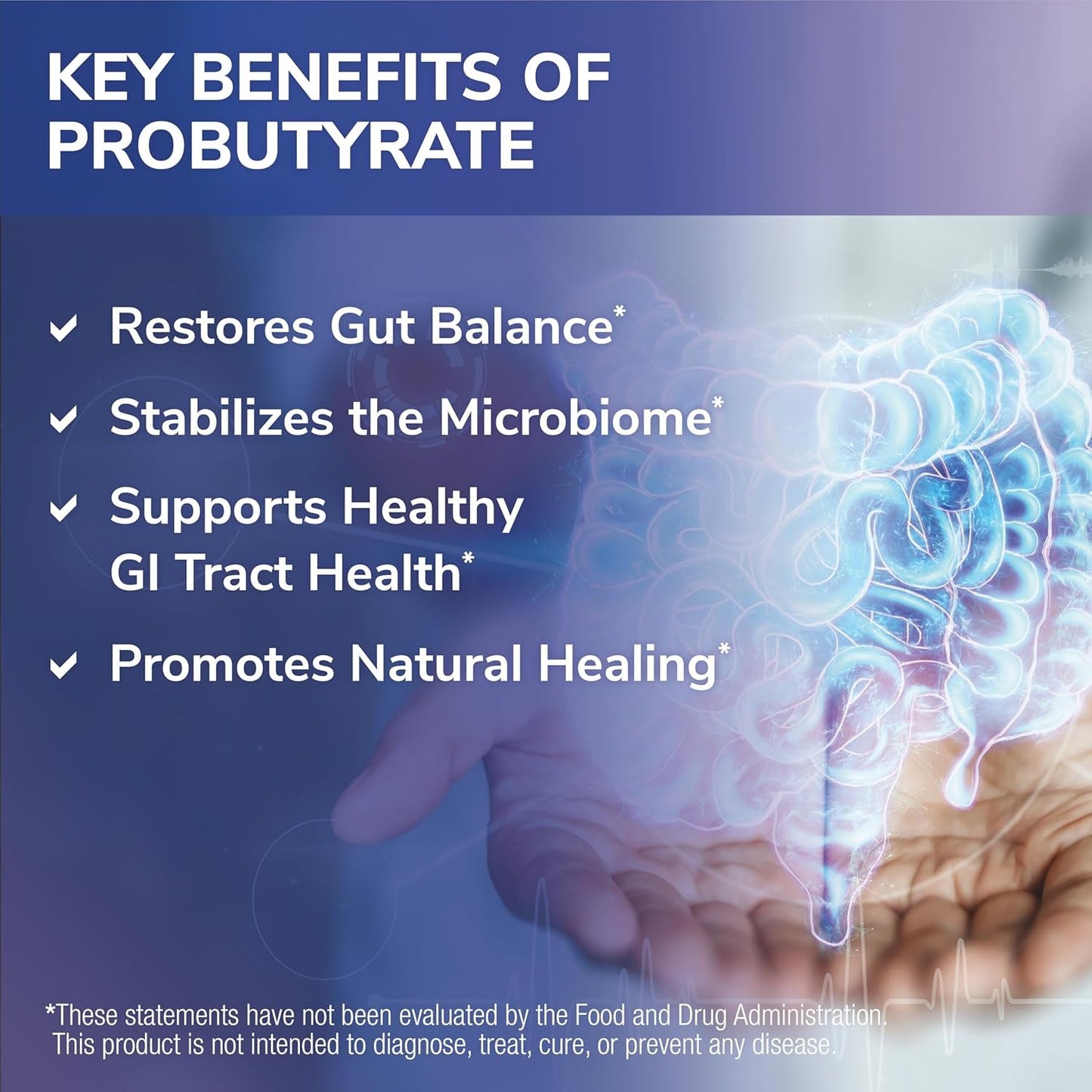 Pro Gut Health Supplement - 120 Capsules Butyric Acid