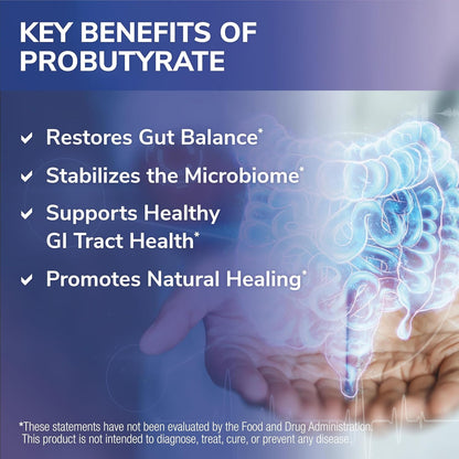 Pro Gut Health Supplement - 120 Capsules Butyric Acid