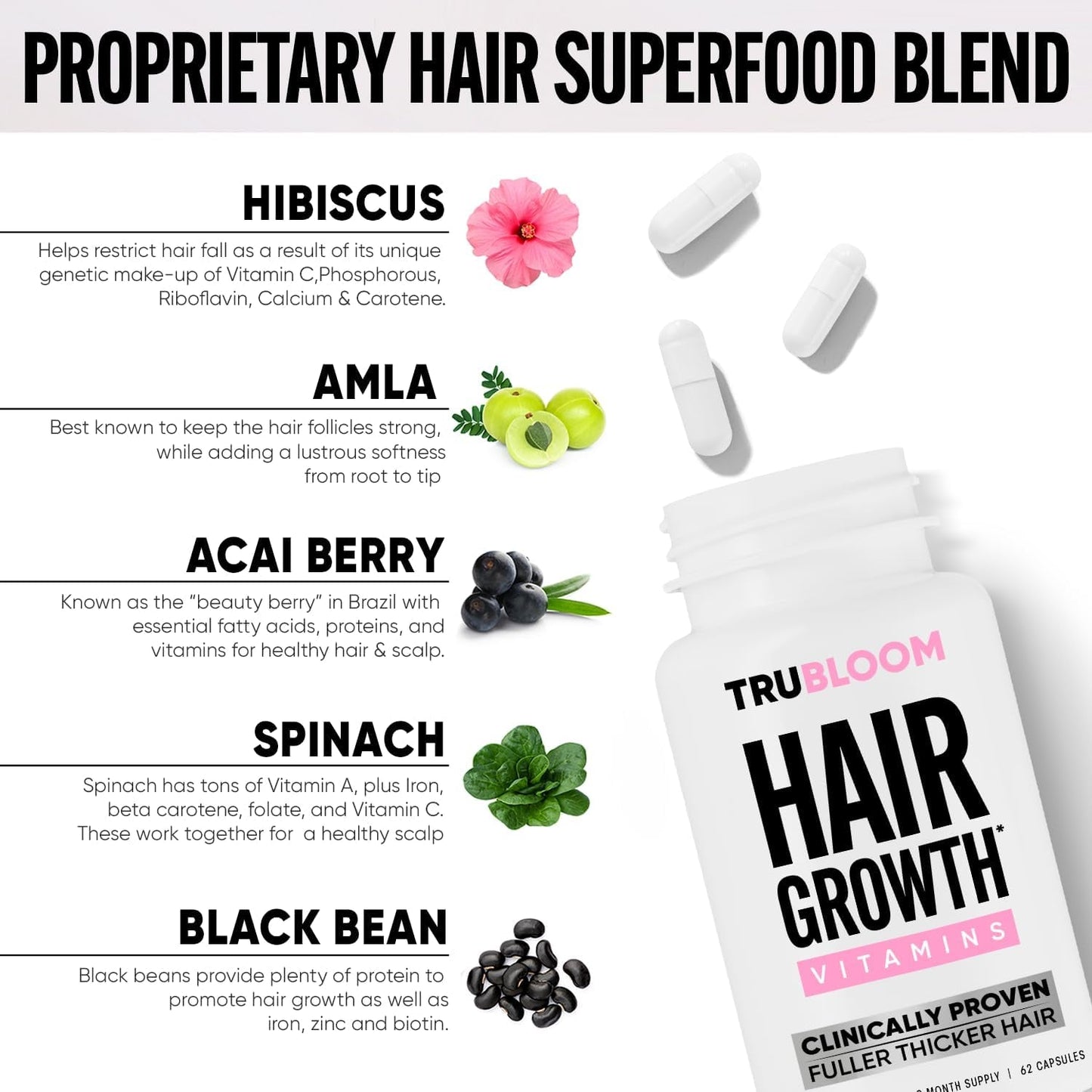 Natural Hair Growth Supplements for Thicker Hair