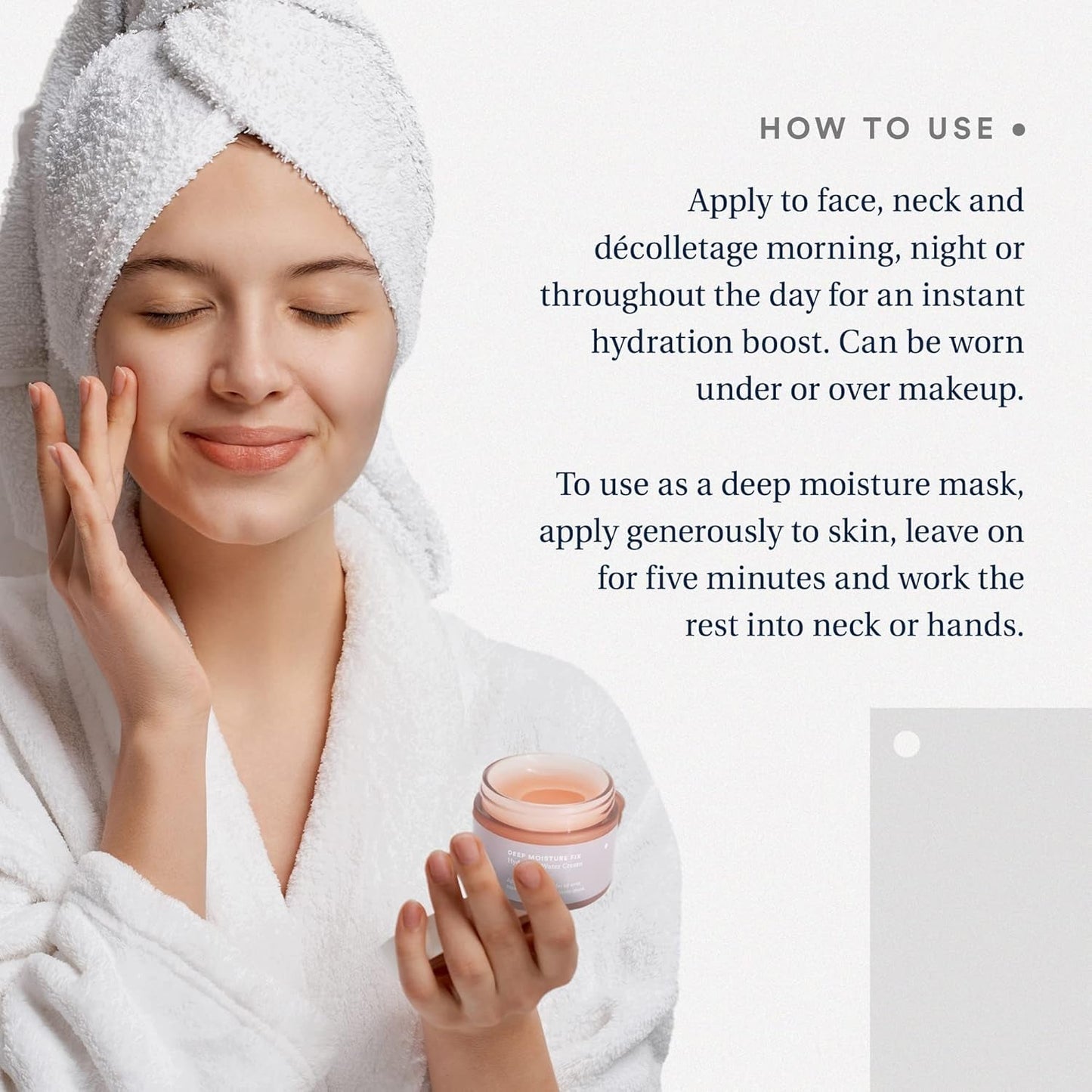 Hydrating Facial Moisturizer Cream For Dry Skin