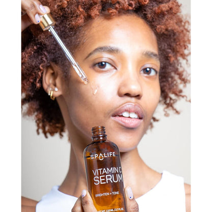 Natural Vitamin C Face Serum - Anti Aging Skin Brightener