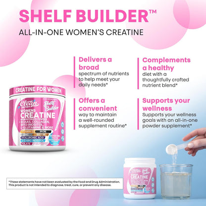 Premium Women's Creatine Supplement with Collagen & Vitamins