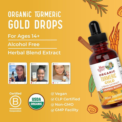 Natural Turmeric Immune Support Liquid Drops