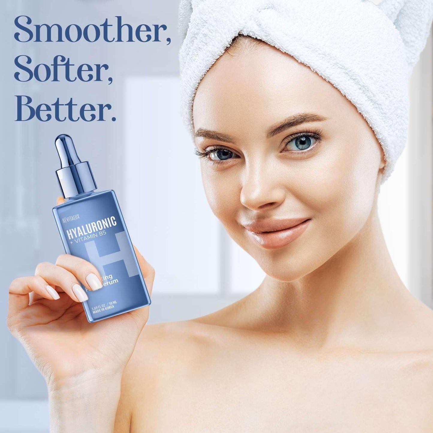 Moisturizing Hyaluronic Face Serum for Dry Skin