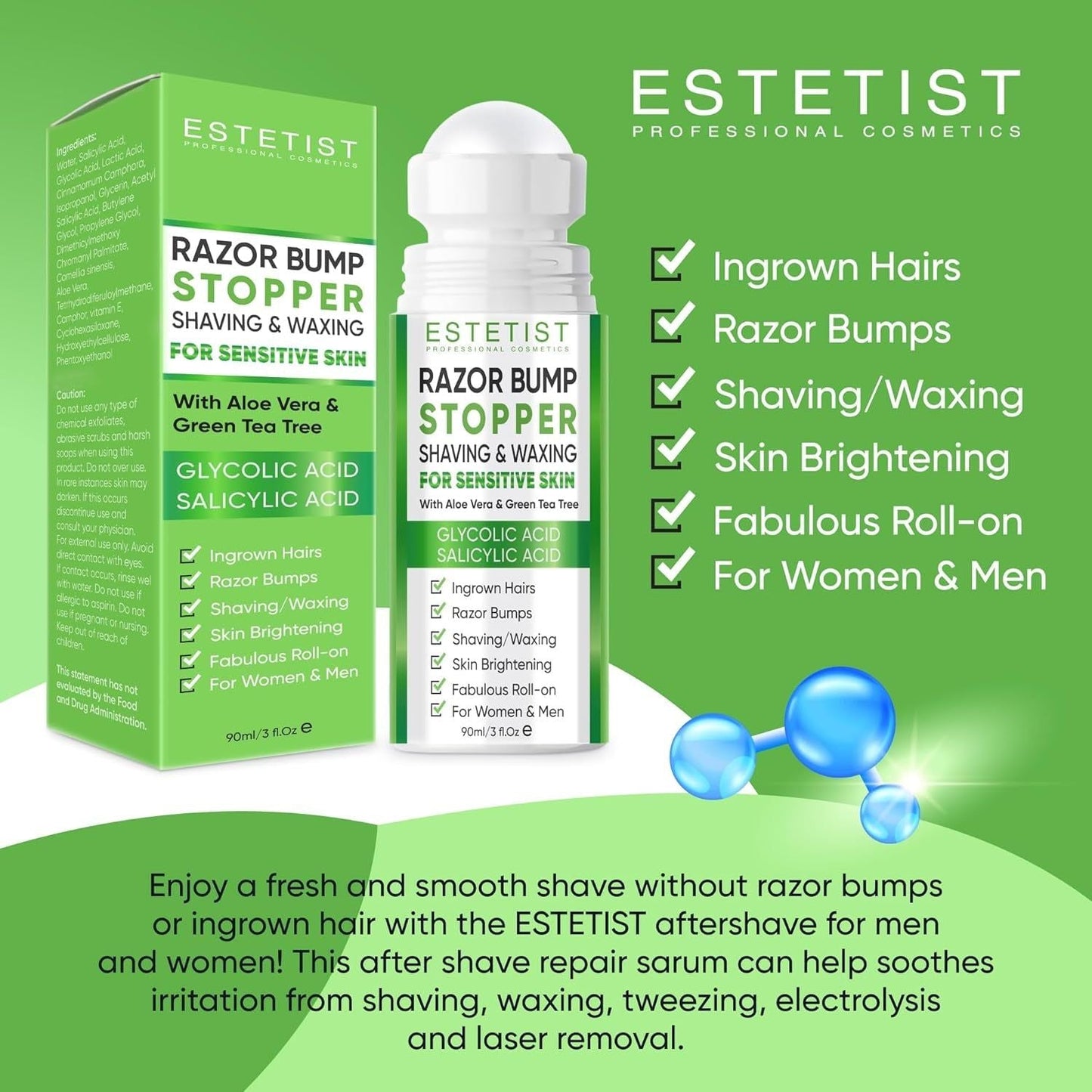 Soothing Razor Bump Cream for Sensitive Skin