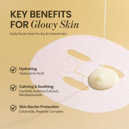 Gentle Soothing Face Mask Pack - 6 Hydrating Sheets