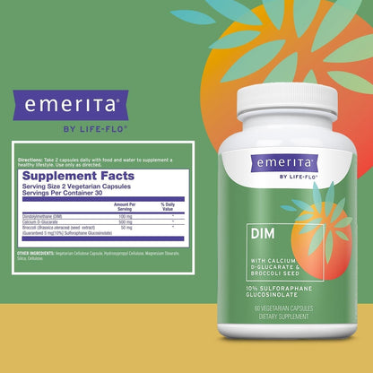 Natural Hormone Balance Supplement with Calcium & Broccoli Extract