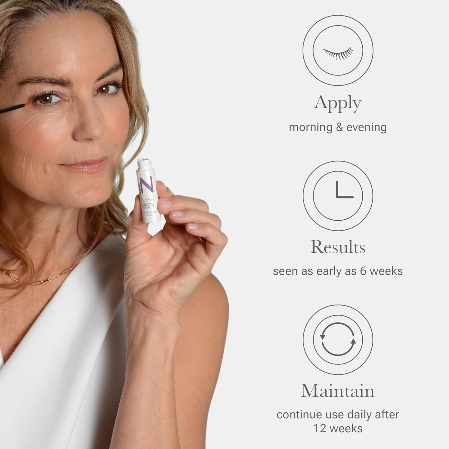 Natural Lash Growth Enhancing Serum 3ml