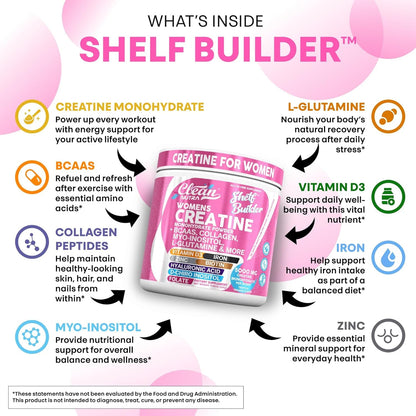 Premium Women's Creatine Supplement with Collagen & Vitamins