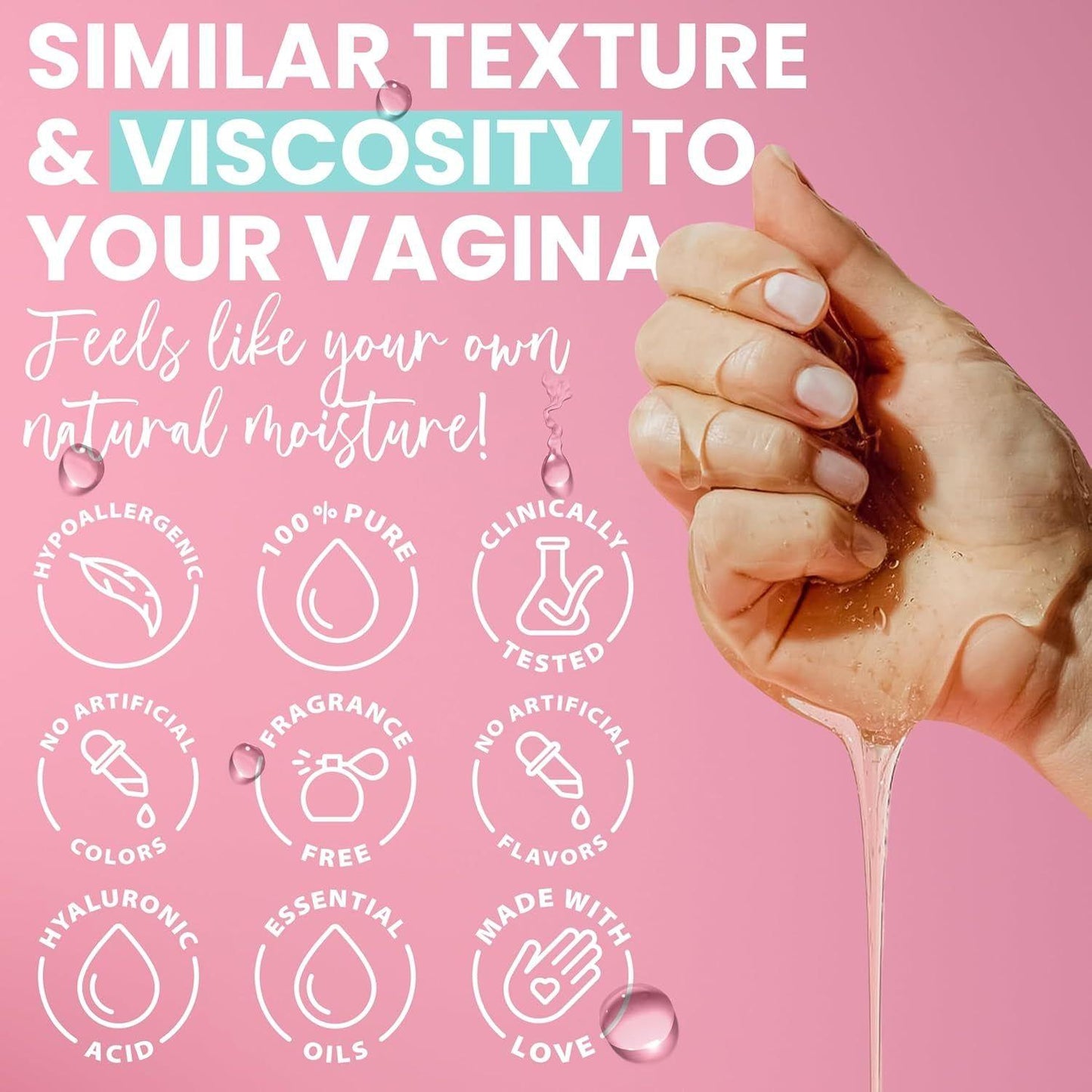 Natural Vaginal Moisturizer with 10 Pre-Filled Applicators
