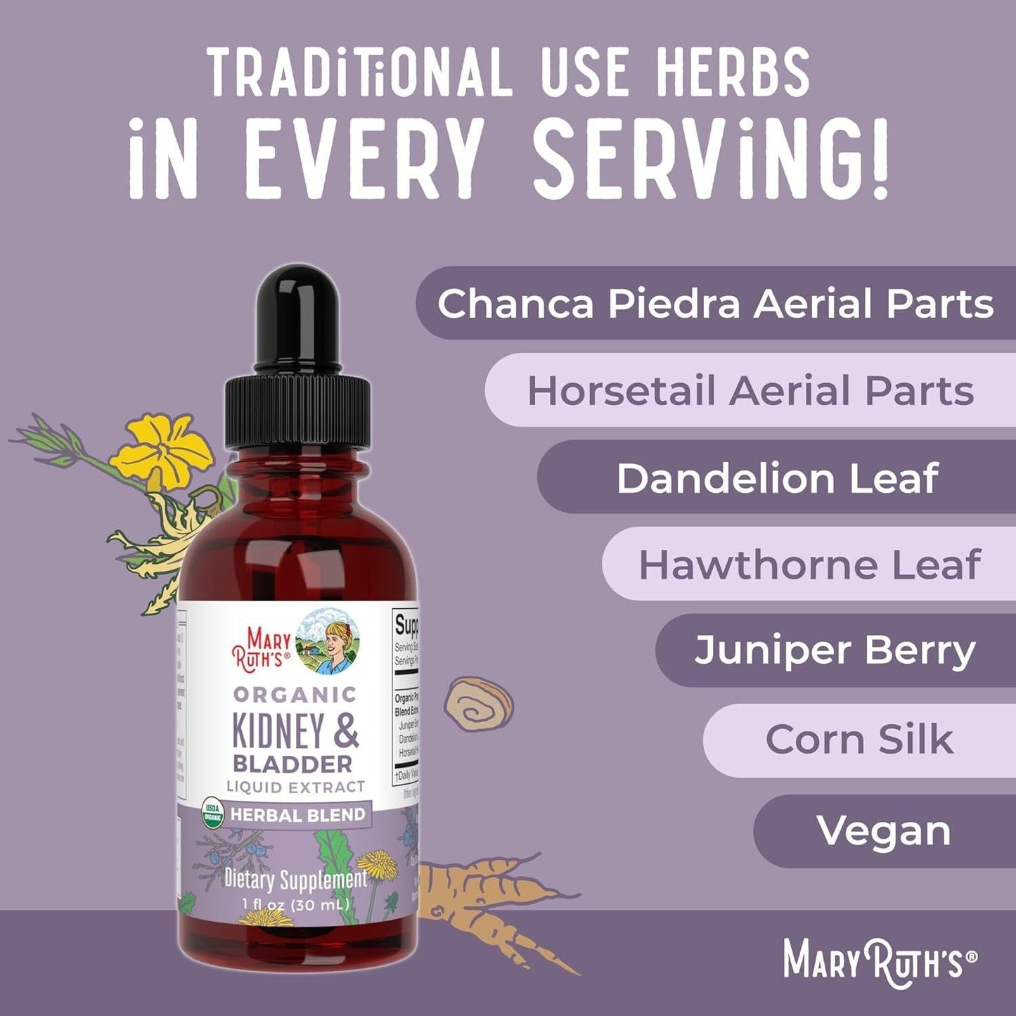 Natural Kidney & Bladder Support Supplement