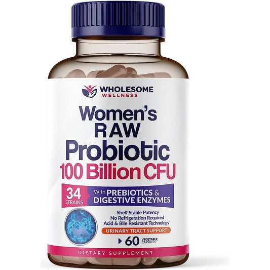 Natural Probiotic Supplement for Women - 60 Capsules - Mycosmeticslondon