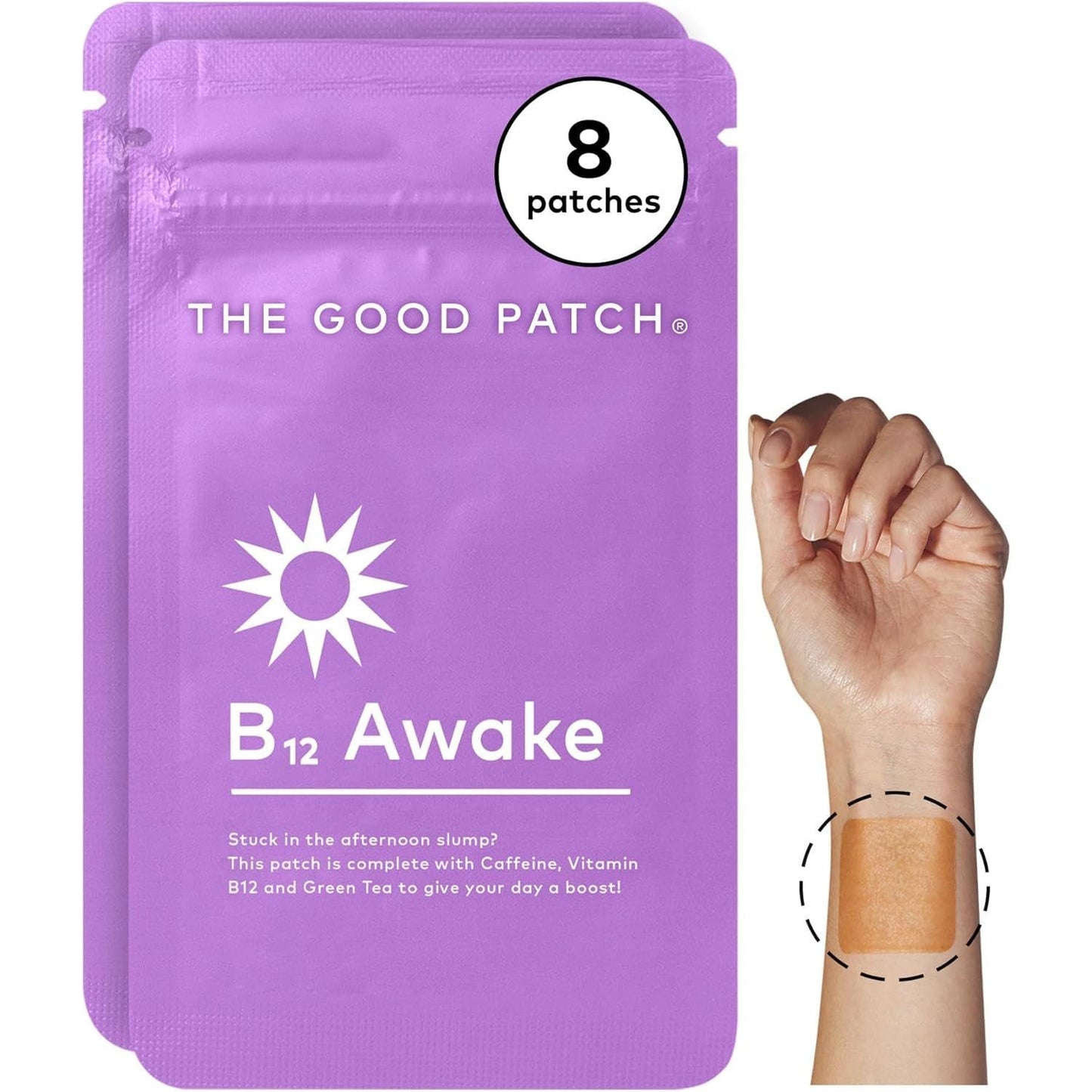 Natural Energy Patches with Caffeine and B12 - Mycosmeticslondon