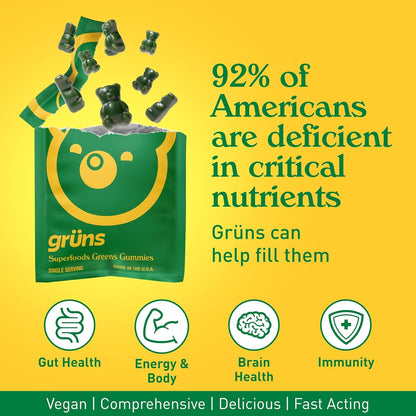 Delicious Green Superfood Gummy Vitamins