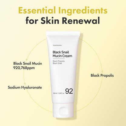 Moisturizing Snail Face Cream 100ml - Hydrating Glow