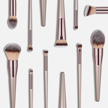 Luxury 10 Piece Gold Makeup Brush Kit