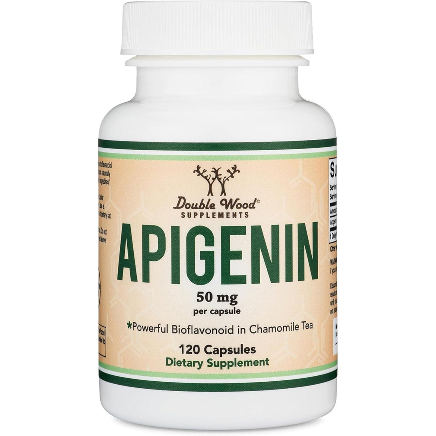 Natural Apigenin 120 Capsules for Calm Sleep - Mycosmeticslondon