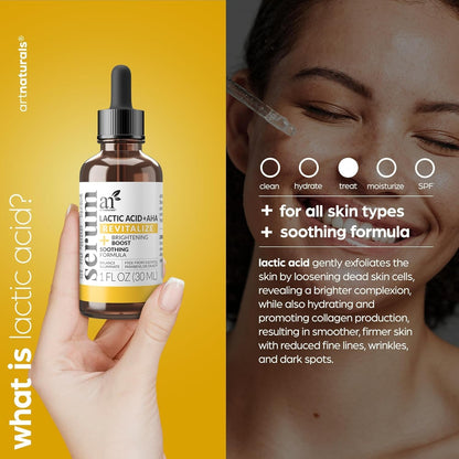 Glowing Skin Renewal Serum 30ml - Natural Exfoliating Moisturizer