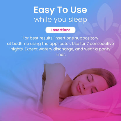 Natural Vaginal Health Suppository Kit with pH Test Strips