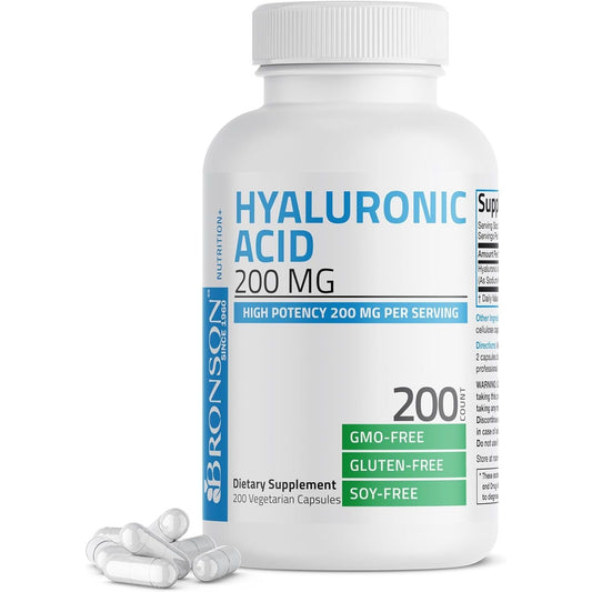 Joint Support Hyaluronic Acid 200mg Capsules - Mycosmeticslondon
