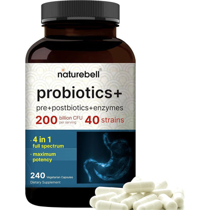 Complete Gut Health Supplement - 240 Veggie Caps - Mycosmeticslondon