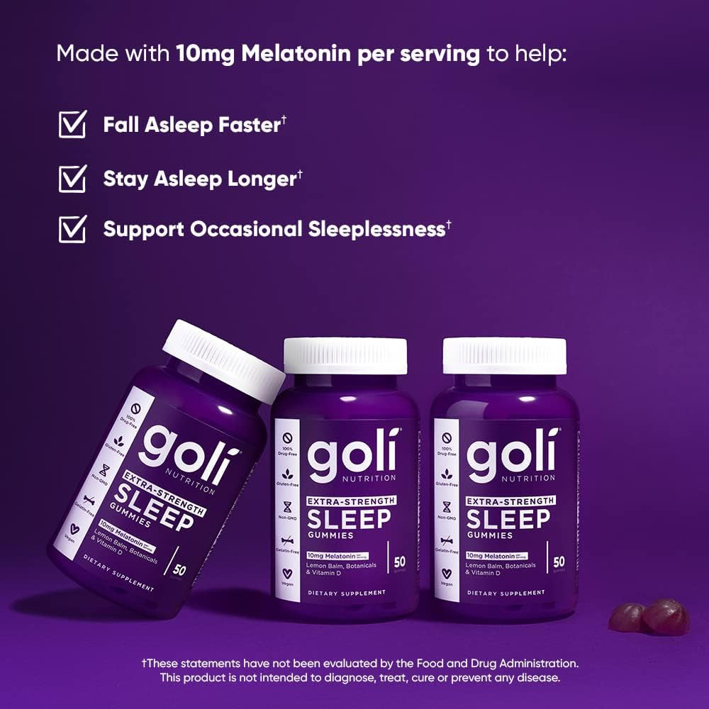Strong Sleep Aid Gummies with Melatonin & Calming Herbs