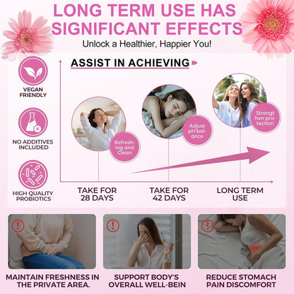 Natural Vaginal Balance Gummies for Women's Health