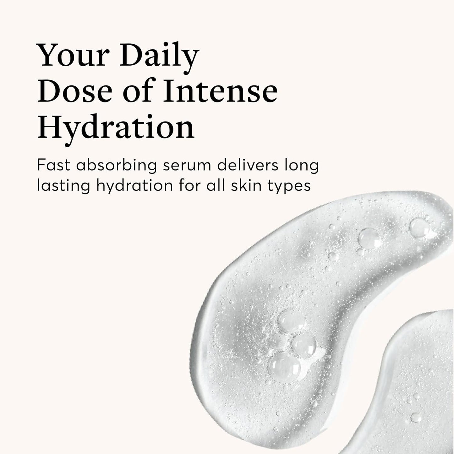 Plumping Hydrating Face Serum with Hyaluronic Acid