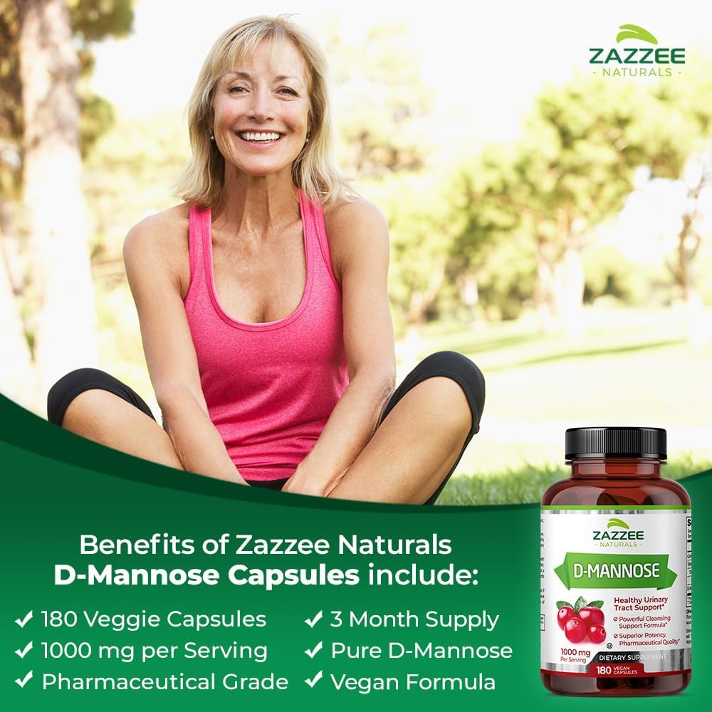 Natural Urinary Health Supplements - 180 Vegan Capsules
