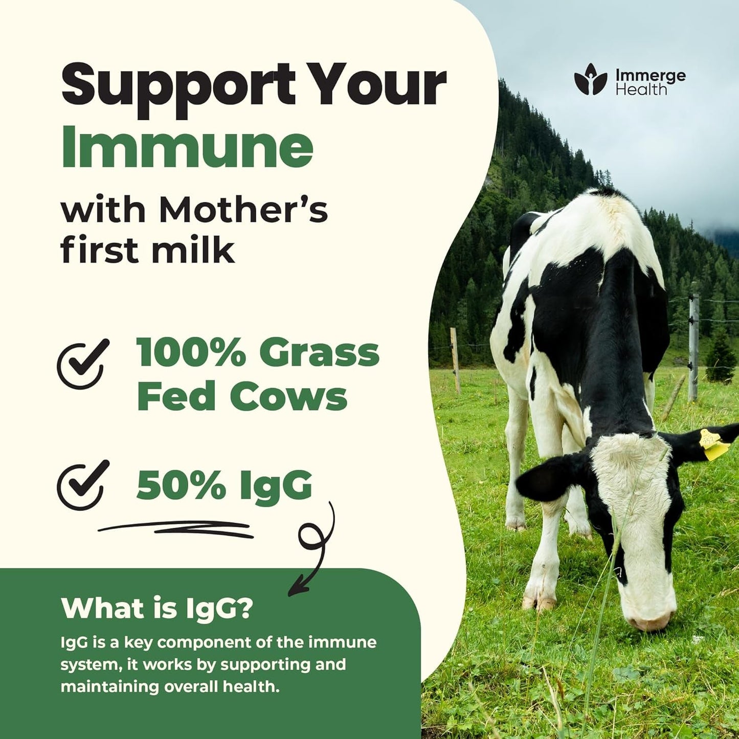Natural Grass Fed Colostrum Powder Supplement 120g