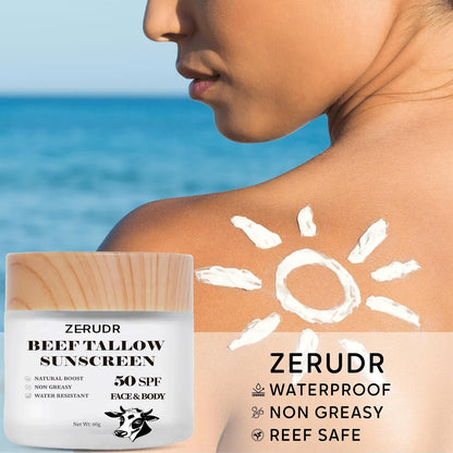Natural SPF 50 Moisturizing Sunscreen for Sensitive Skin