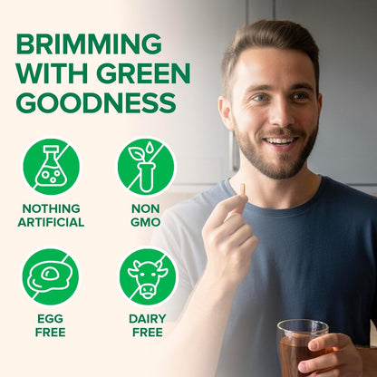Natural Green Tea Supplement - 120 Capsules Boost Energy