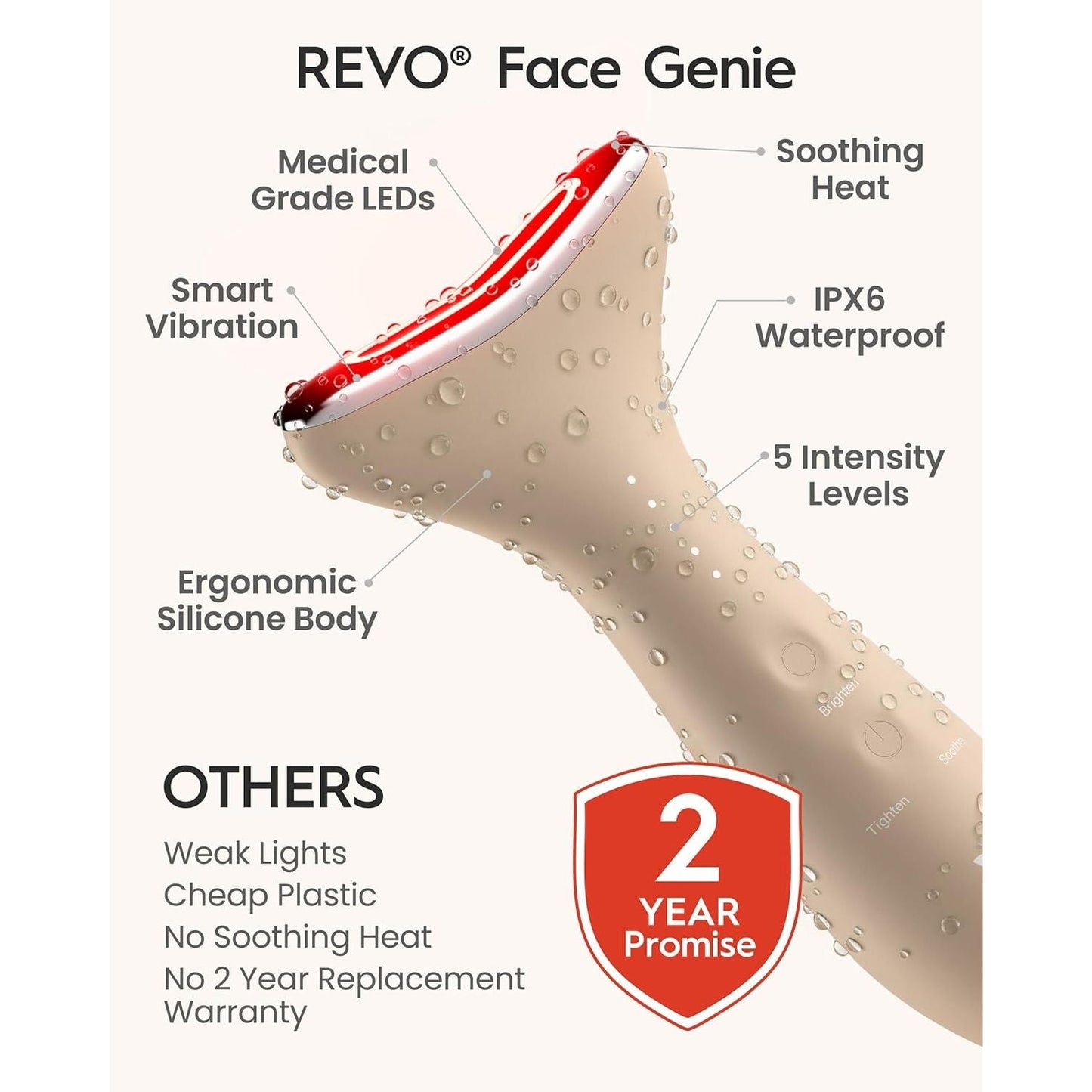 Advanced 3 in 1 Facial Massager for Firming and Glow