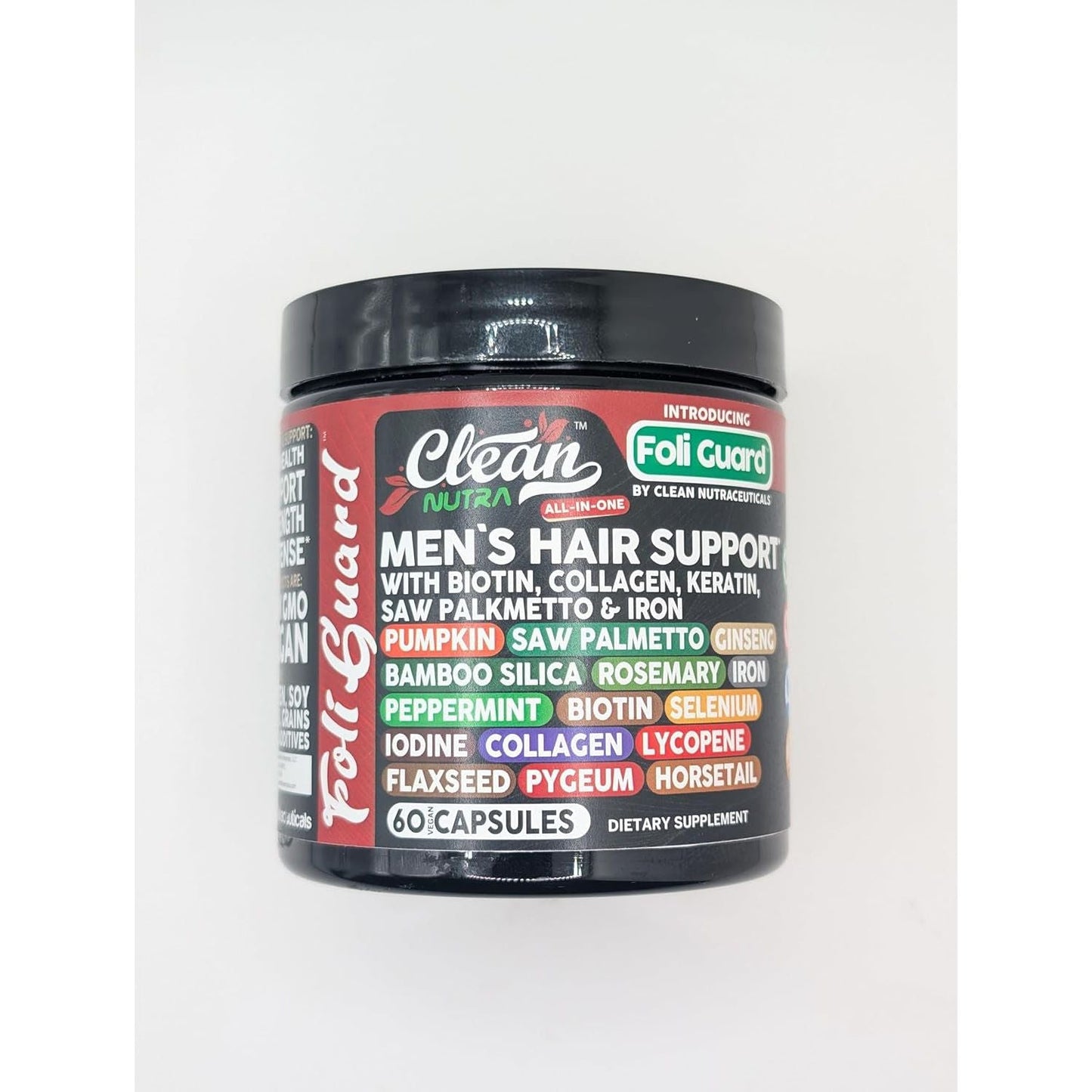 Natural Hair Growth Vitamins for Men - Biotin & Collagen