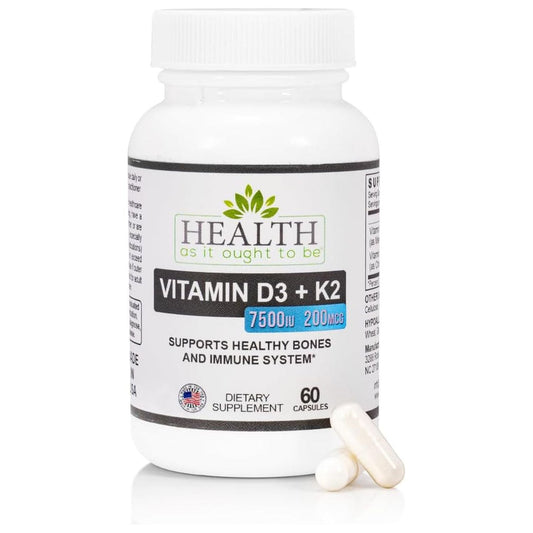 Premium Vitamin D3 & K2 Tablets for Bone Health - Mycosmeticslondon