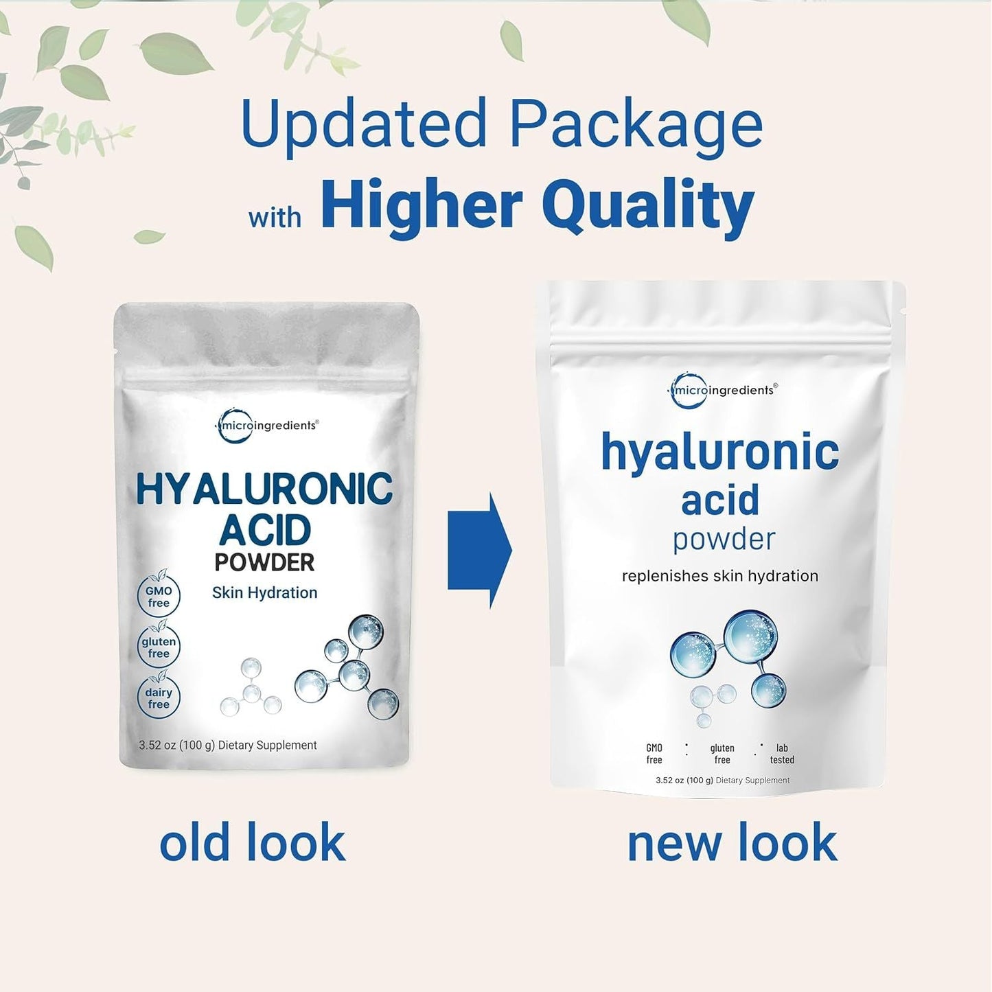 Premium Hyaluronic Acid Powder 100g - Intense Moisture