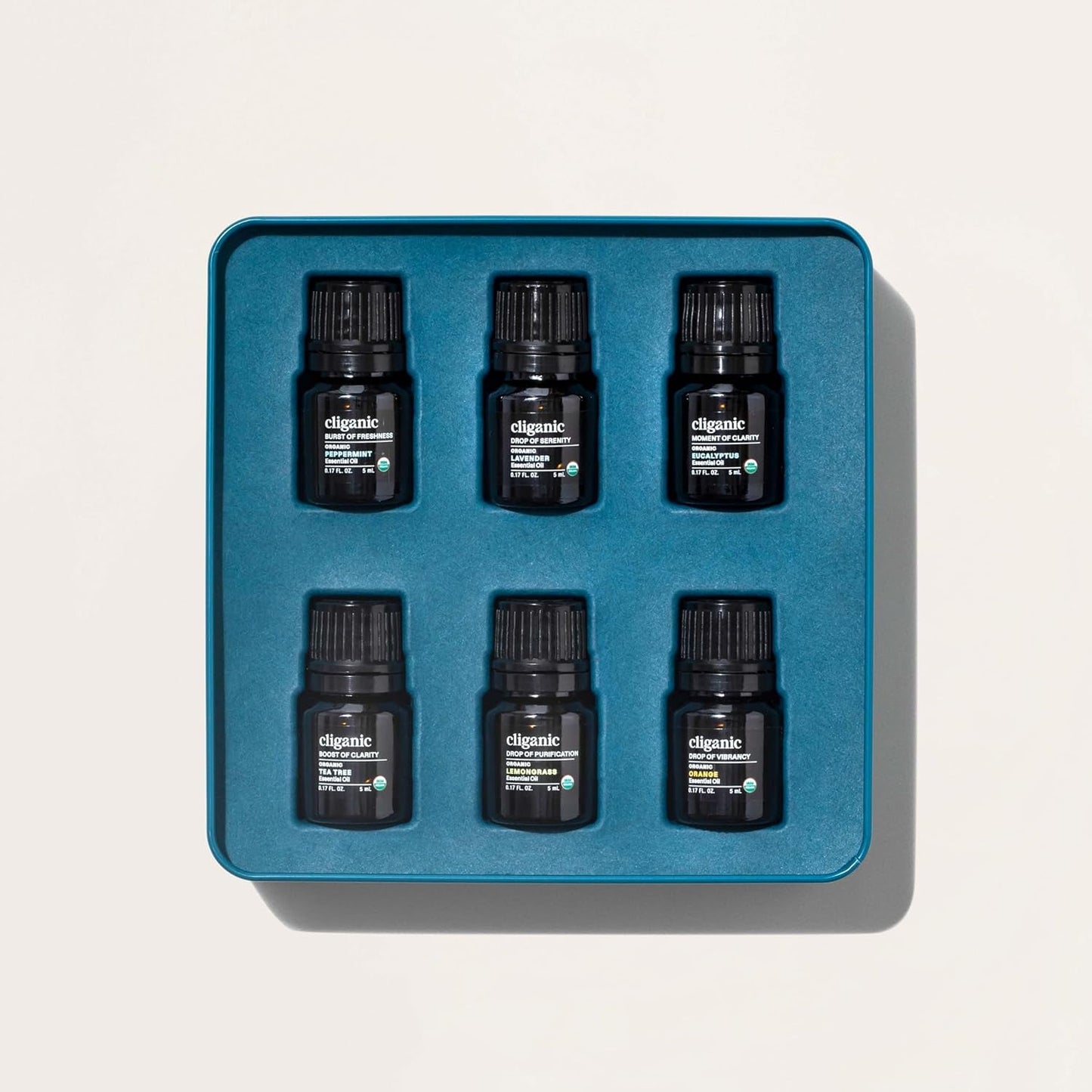 Natural Aromatherapy Essential Oil Starter Kit 6pc