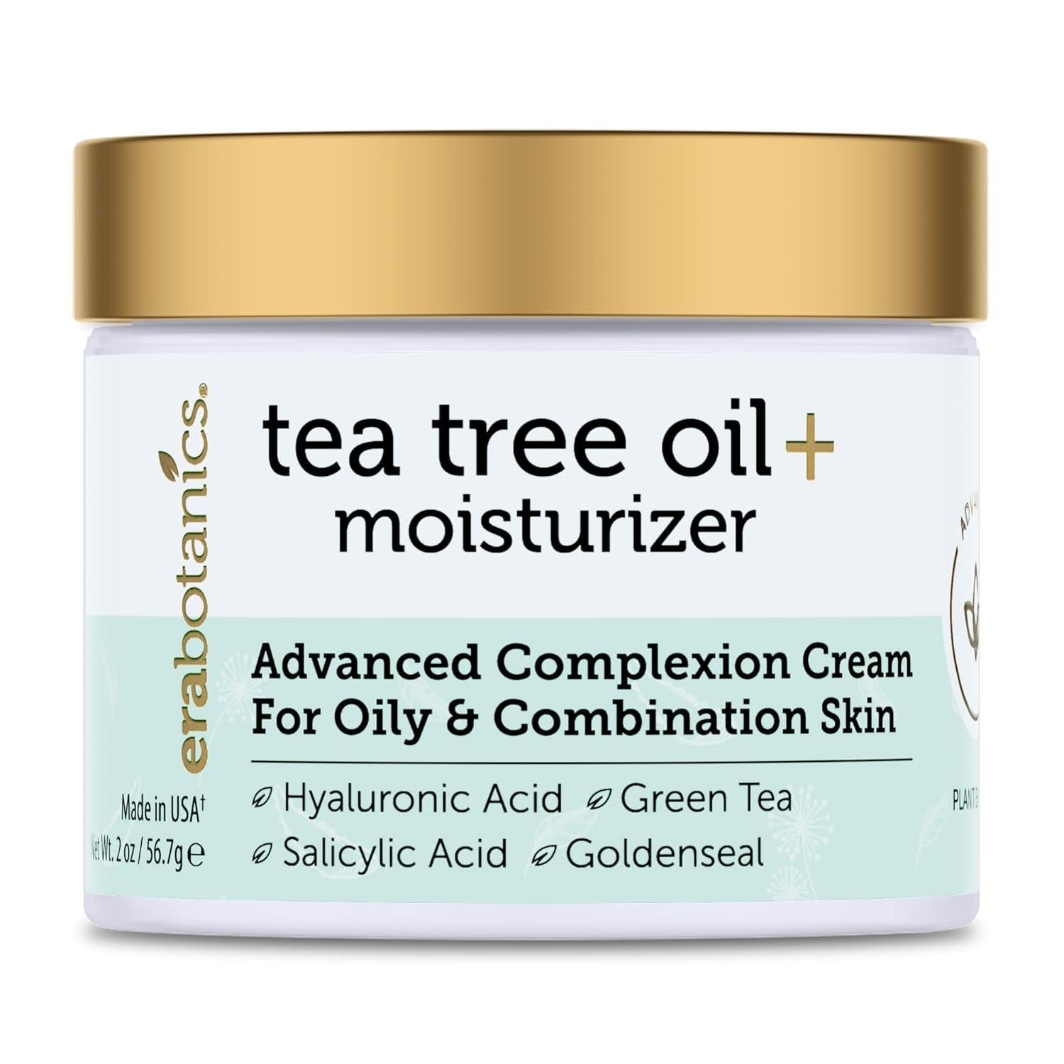 Natural Tea Tree Oil Face Cream - Acne Control Moisturizer - Mycosmeticslondon