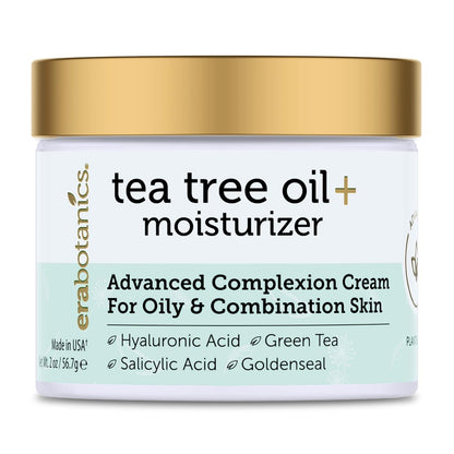Natural Tea Tree Oil Face Cream - Acne Control Moisturizer - Mycosmeticslondon
