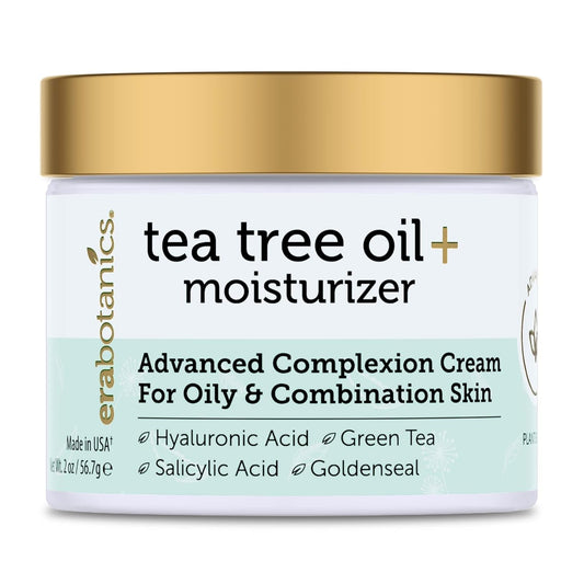 Natural Tea Tree Oil Face Cream - Acne Control Moisturizer - Mycosmeticslondon