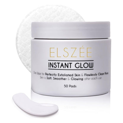 Brightening Facial Pads - 50 Count | Gentle Exfoliating Treatment - Mycosmeticslondon