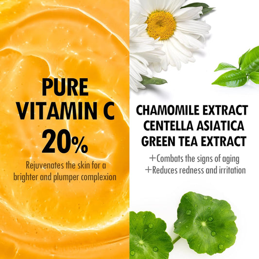 Powerful Waterless Vitamin C Serum - Brightening Facial Treatment