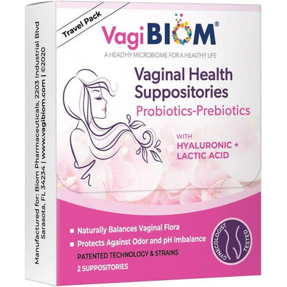 Natural Vaginal Health Probiotic Suppository Pack - Mycosmeticslondon