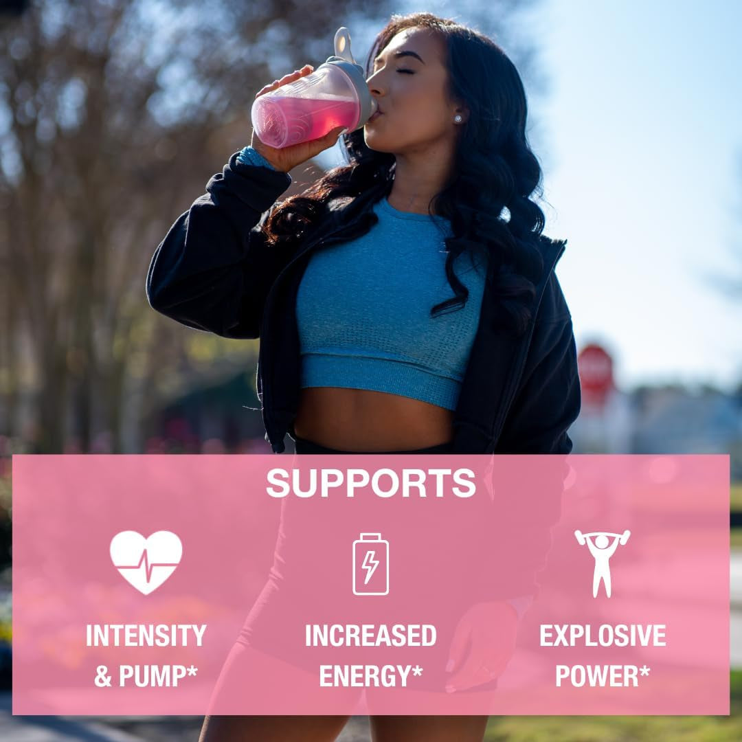 Natural Pink Lemonade Pre Workout Booster