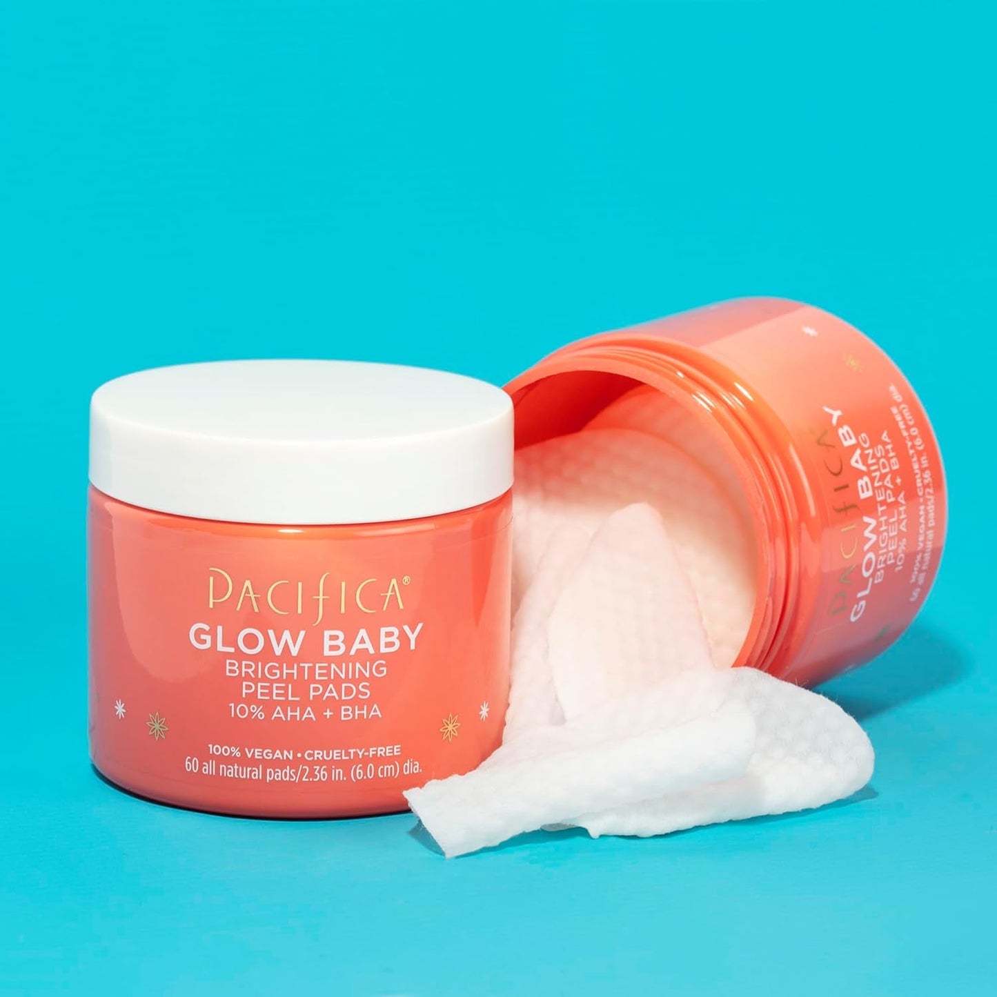 Natural Glow Exfoliating Face Pads 60 Count
