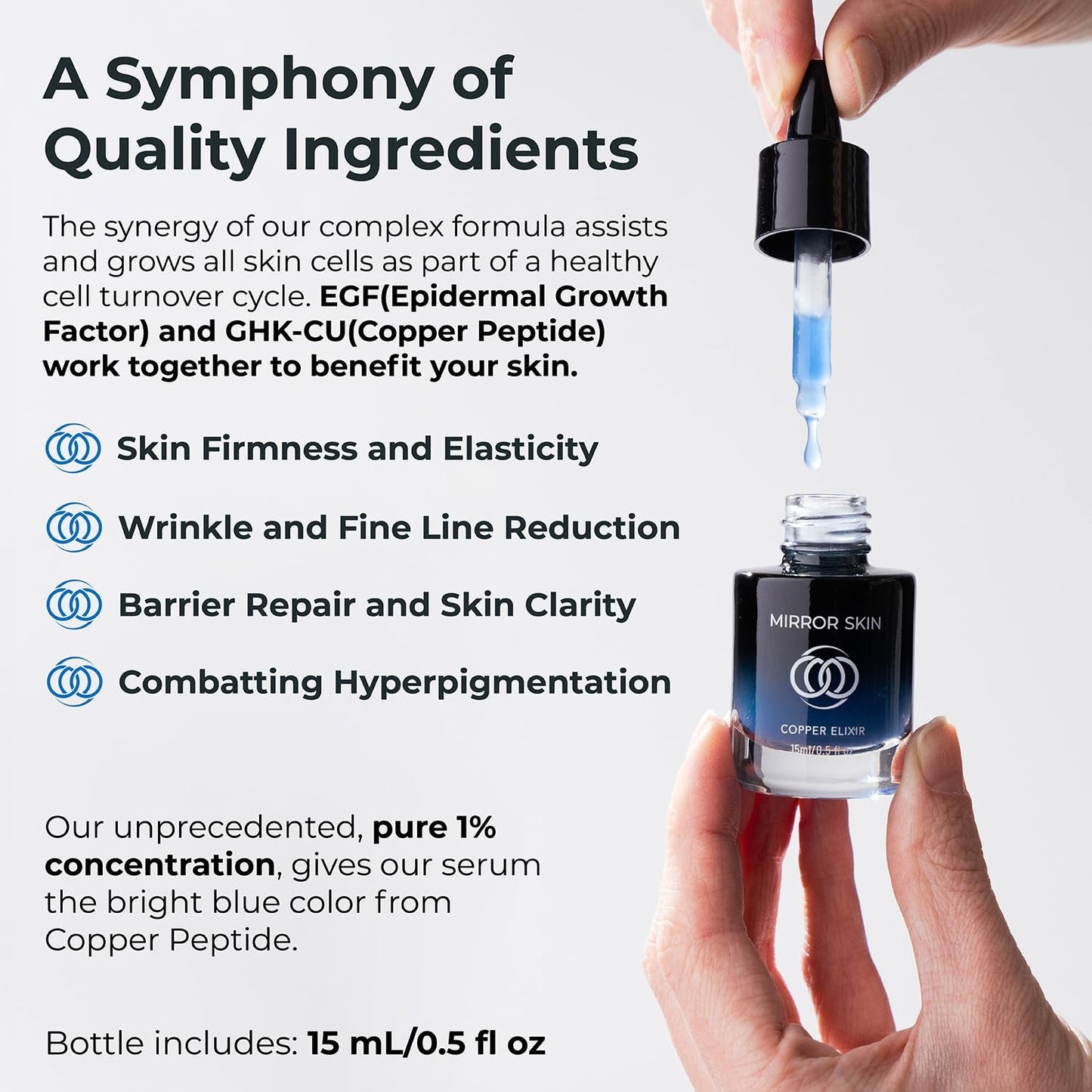 Anti Aging Copper Serum 15ml - Firming Skin Revitalizer