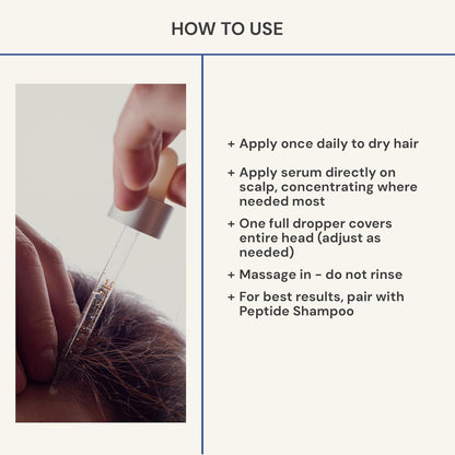 Thickening Hair Growth Serum 50ml Intensive 8-Peptide Formula